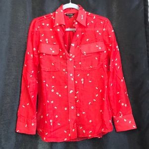 Floral Cotton and Silk Shirt